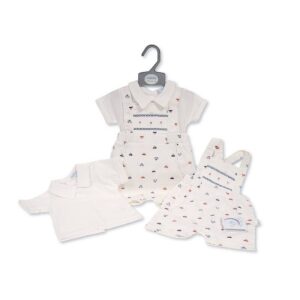 Baby Boys Short 2 Pcs Dungaree Set