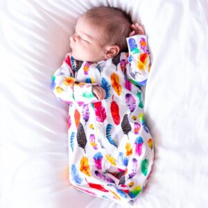 Rainbow Feather Sleepsuit
