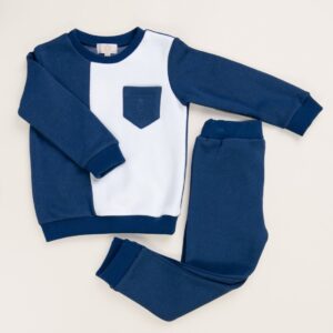 Crew Neck Contrast Tracksuit